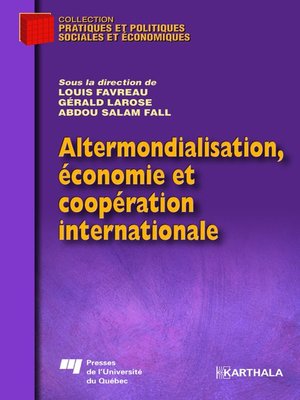 cover image of Altermondialisation, économie et coopération internationale